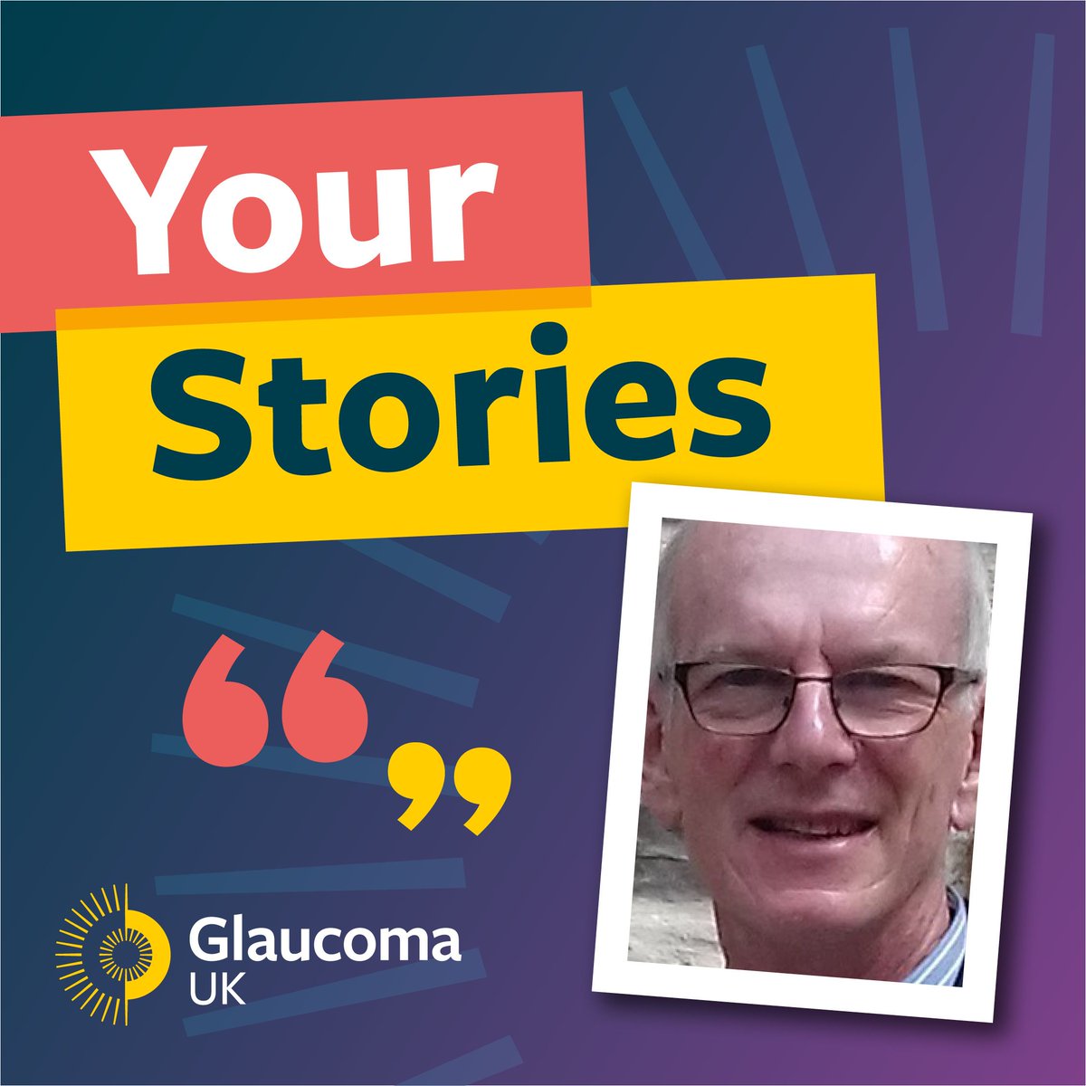 'I feel very fortunate that my high eye pressures were picked up before any damage was done to my optic nerves.' Roger found out he had high pressures at a routine eye test. With successful treatment, he has managed to retain good sight. Read his story: buff.ly/3UGQ1Cx