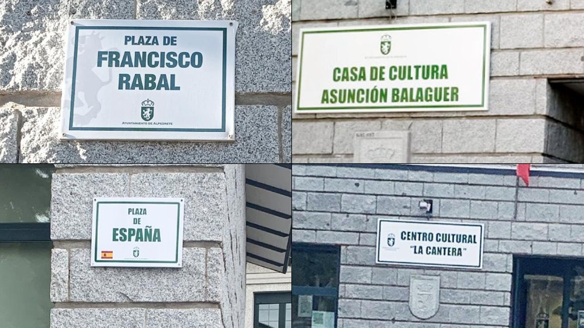 PatryRomar's tweet photo. ￼

Hazte socio/a

PP y Vox cambian sin avisar las placas de Paco Rabal y Asunción Balaguer en Alpedrete ante “la indignación” de la familia

Su hija Teresa Rabal asegura que no se van a “callar” ante la que consideran una “ofensa y falta de respeto” a sus padres. 
Abro hilo 👇🏽 https://t.co/wyPm7lercS