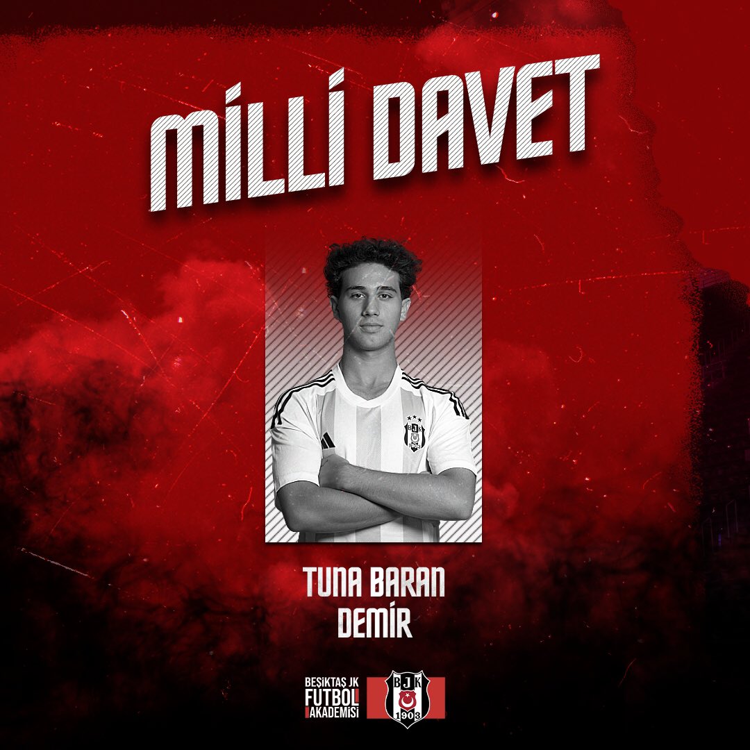 Tuna Baran Demir’e Milli Davet 🇹🇷 🔗 bjk.com.tr/tr/haber/89033