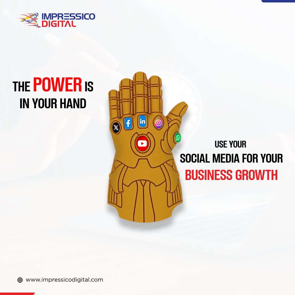 Forget the Infinity Gauntlet, Social Media is the REAL game-changer!
Ready to wield this social media power? Impressico Digital is your Avengers Assemble moment!

#ImpressicoDigital #SocialMediaMarketing #MarketingMarvels #DominateYourIndustry #BrandStorytelling #ThePowerofSocial