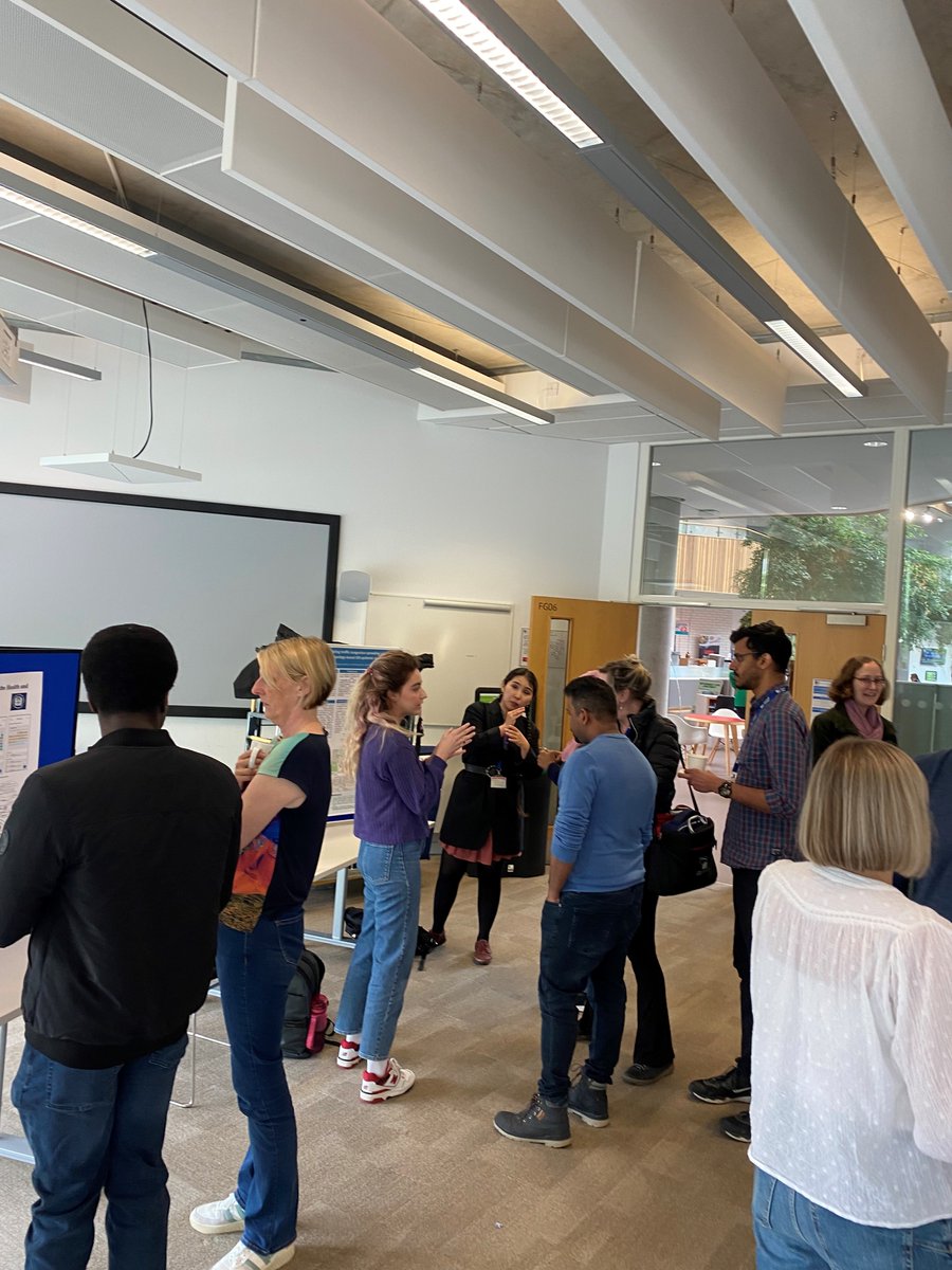 A great networking opportunity during the poster presentations to hear about the various postgraduate research taking place within the Faculty of Science and Technology🤩#BUDoctoralCollege #BUPGRCulture @AssemgulBK