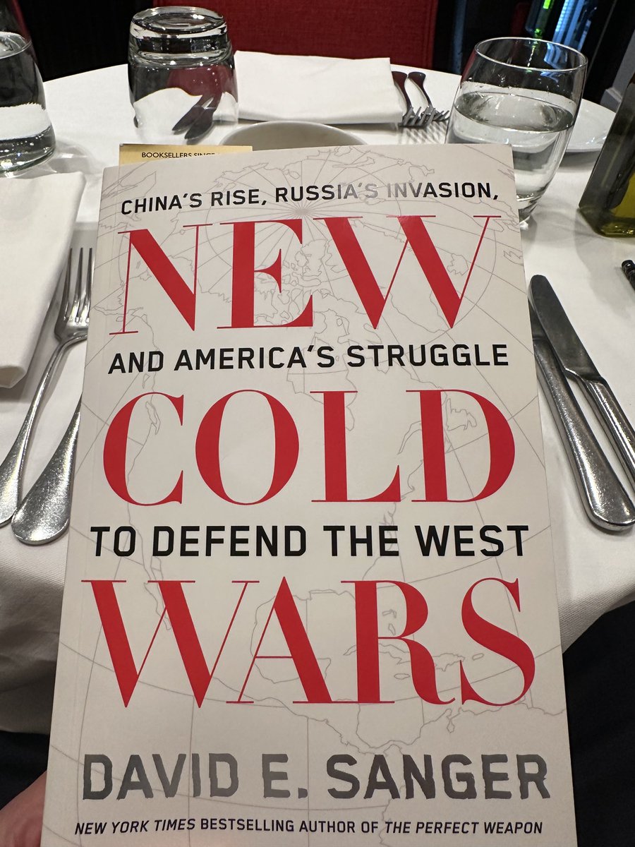 ⁦Irrefutable. Disturbing. Get it. Don’t shelve (shelf) it. Read it now. Finance far too complacent. Thank you ⁦@SangerNYT⁩