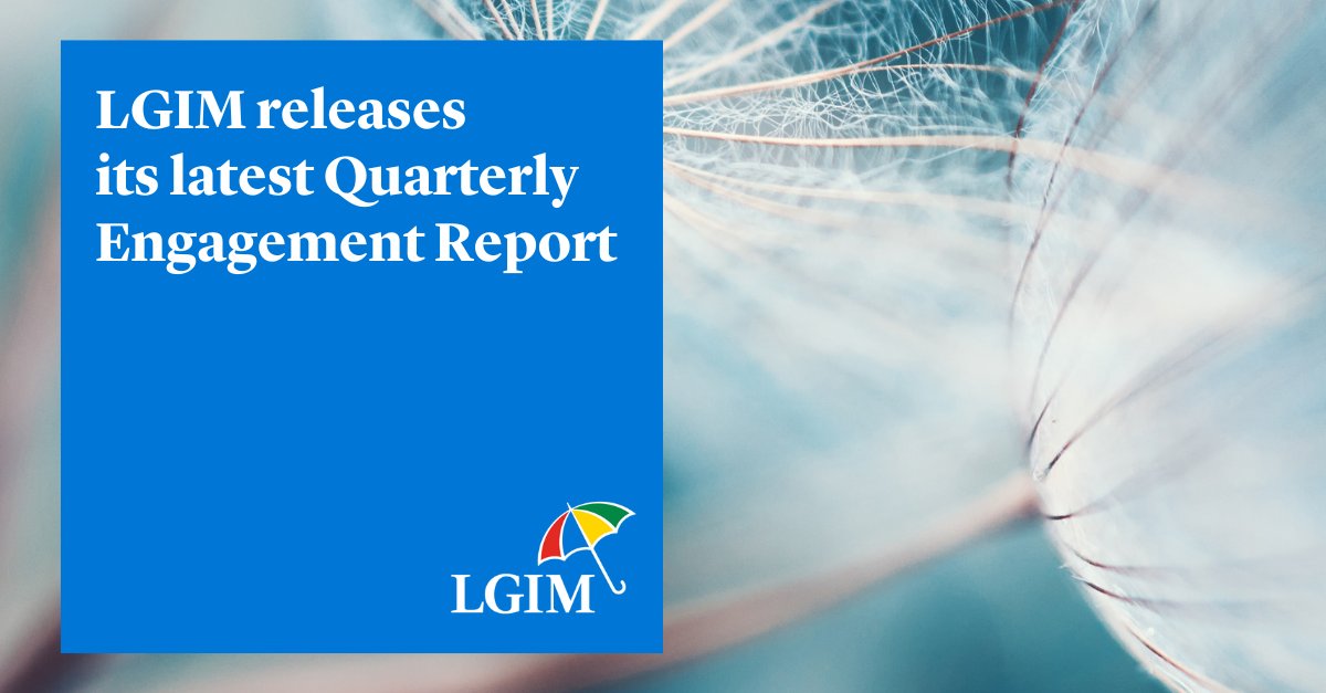Our Q1 2024 engagement report is now live! This quarter, we focus on nature, health and our engagement with companies in South Korea. Click here to find out more: bit.ly/4bmWdot For professional investors only. Capital at risk. #InvestmentStewardship