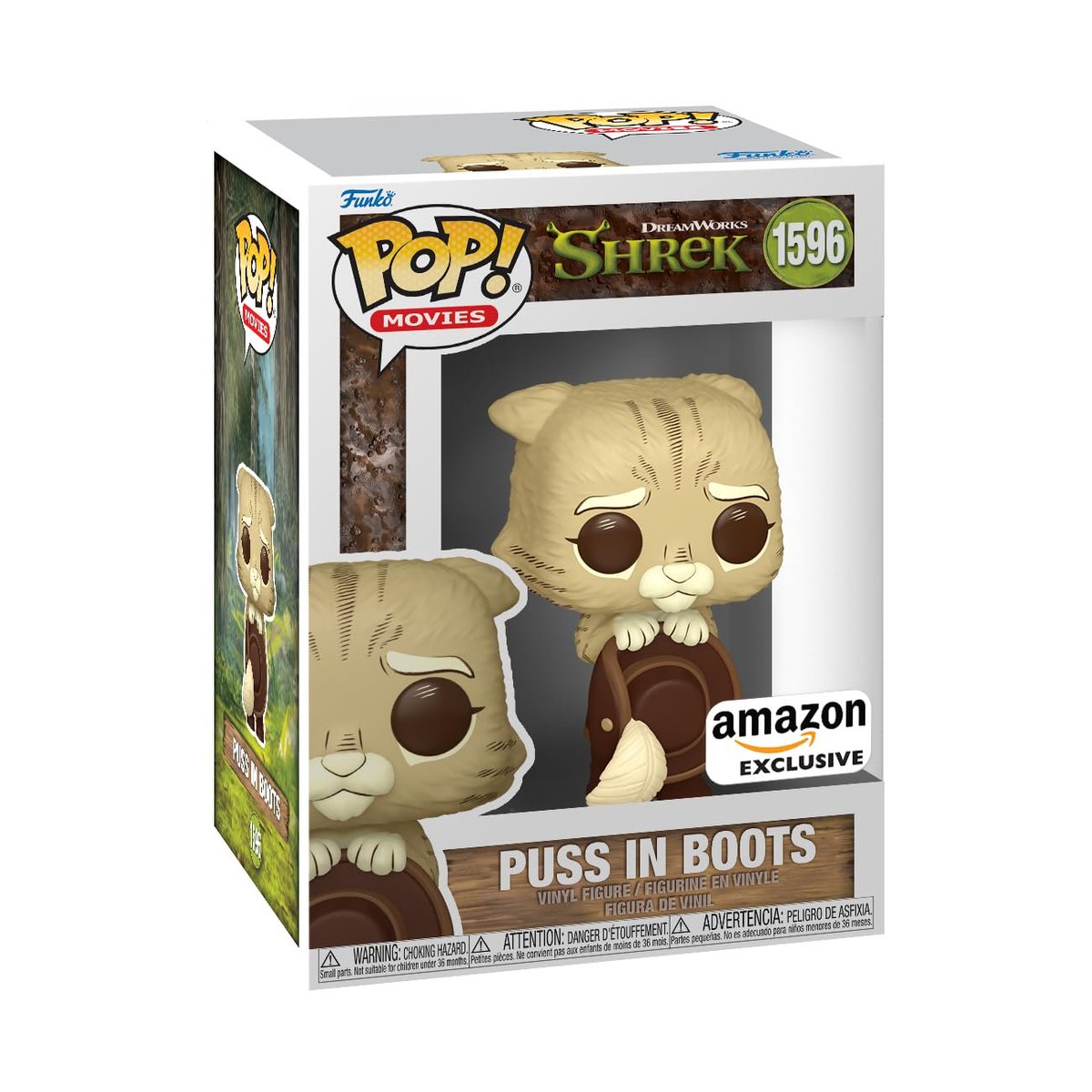 The Shrek Funko POPs and Plushies are now available for pre-order on Amazon, including an Amazon exclusive version of the Puss in Boots POP! The POPs release on June 17th and the plushies release on August 24th. Link: amzn.to/44tBBJb