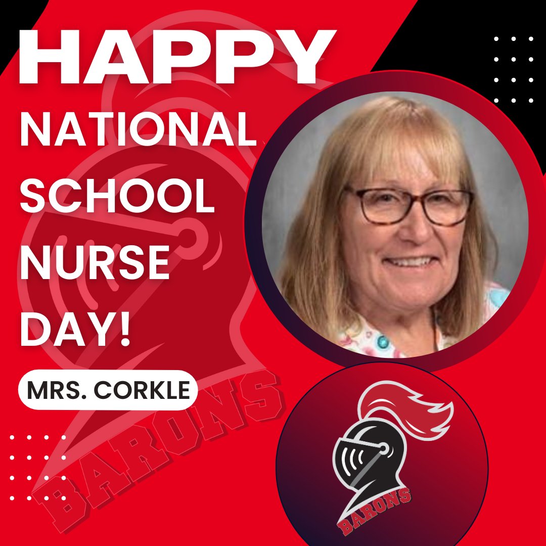 🌻 It's School Nurse Day! Let's celebrate Mrs. Corkle, our healthcare hero who always goes above and beyond for our students. #SchoolNurseDay #HealthcareHero