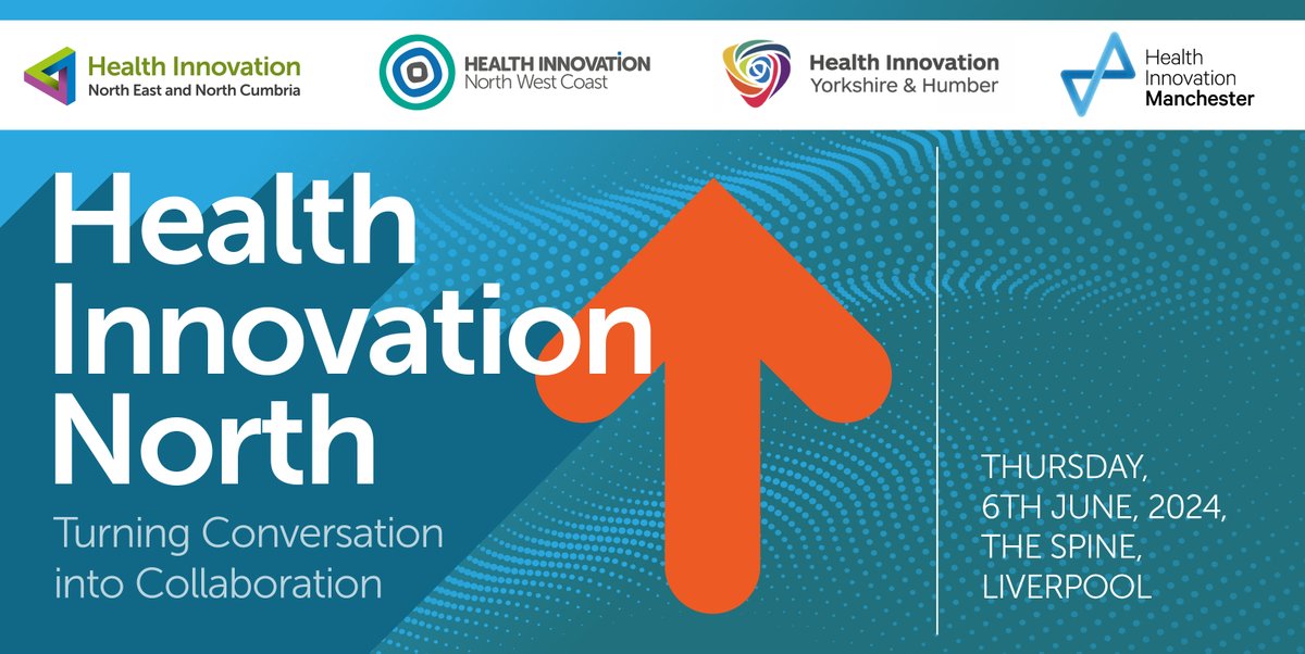 Join us @HI_NENC @HealthInnovMcr and @innovationnwc for Health Innovation North! The one day conference will showcase innovations that are being quickly and effectively adopted as best practice by the health system. Book your place: healthinnovationyh.org.uk/events/health-…