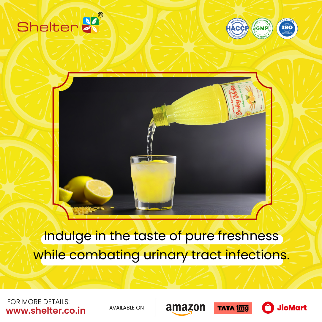 Unleash the power of nature with Shelter Pharma's Barley  Water! 🌾 Specifically crafted to combat kidney stones and urinary tract infections. 🚰 Experience relief from back pain, cloudy urine, and that burning sensation.  💪   #KidneyCare #NaturalHealing  #ShelterPharma