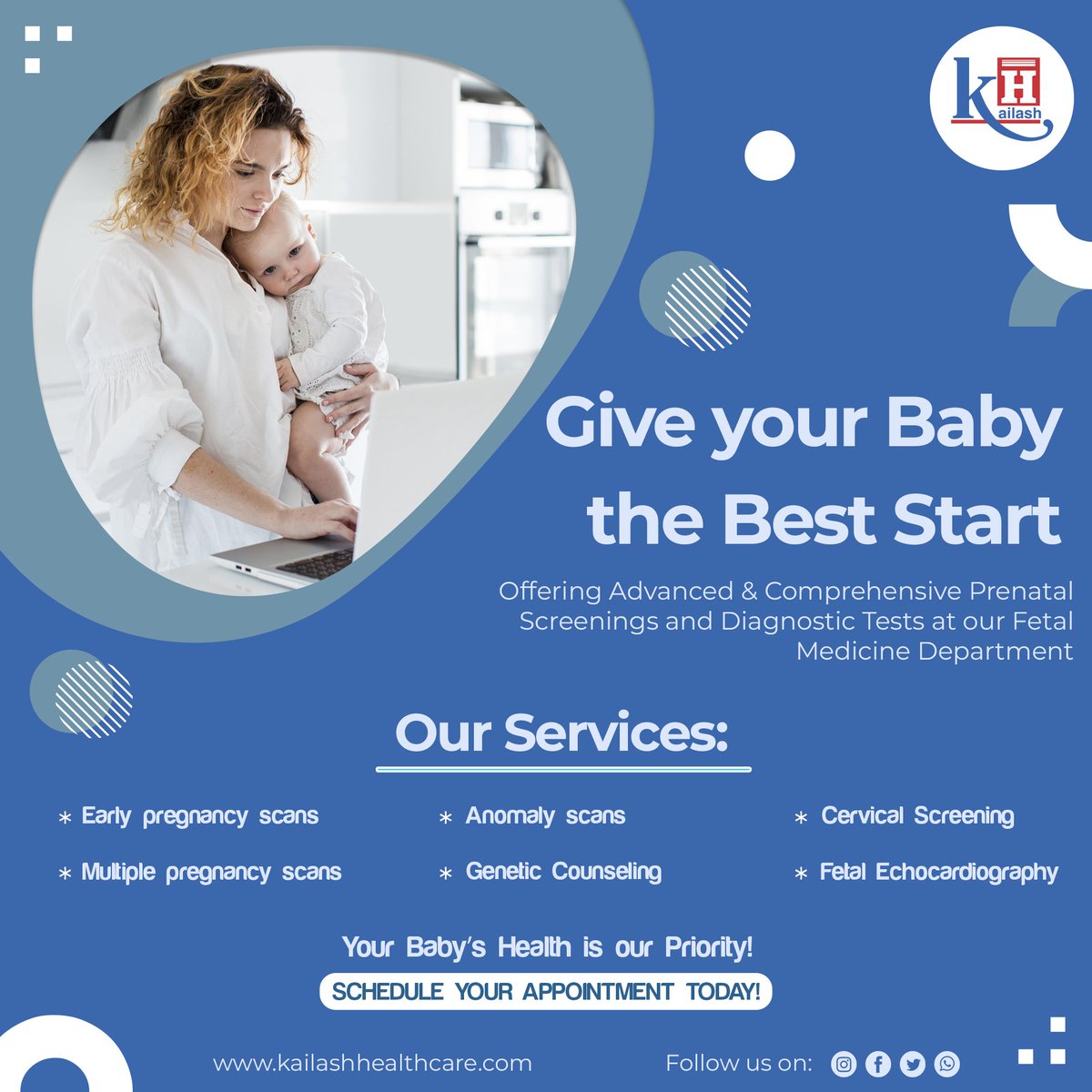 Planning pregnancy? Consider fetal medicine for comprehensive care & a healthy start for your precious one. #FetalMedicine helps ensure the health of both you & your baby.

Get personalized advice by our Fetal Medicine experts: kailashhealthcare.com

#PrenatalCare