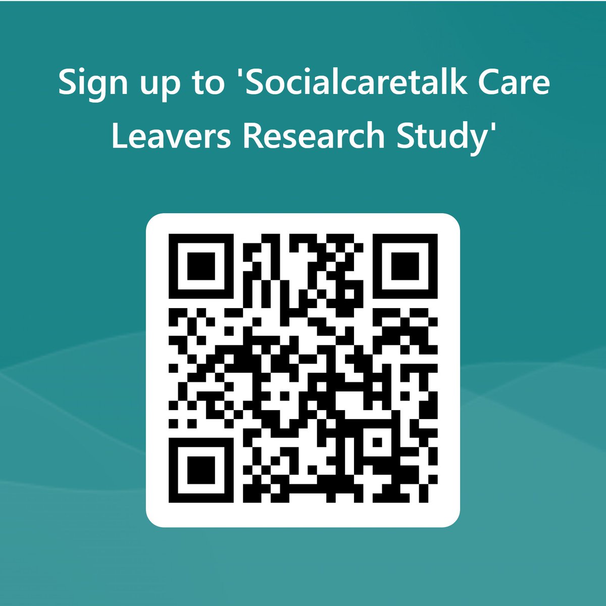 If you're interested in participating in our #careleavers study, please sign up and we will contact you! Sign up here: forms.office.com/e/19dSdMCT0j or use the QR code #leavingcare #careexperienced  #socialcareresearch #livedexperience #empowerment