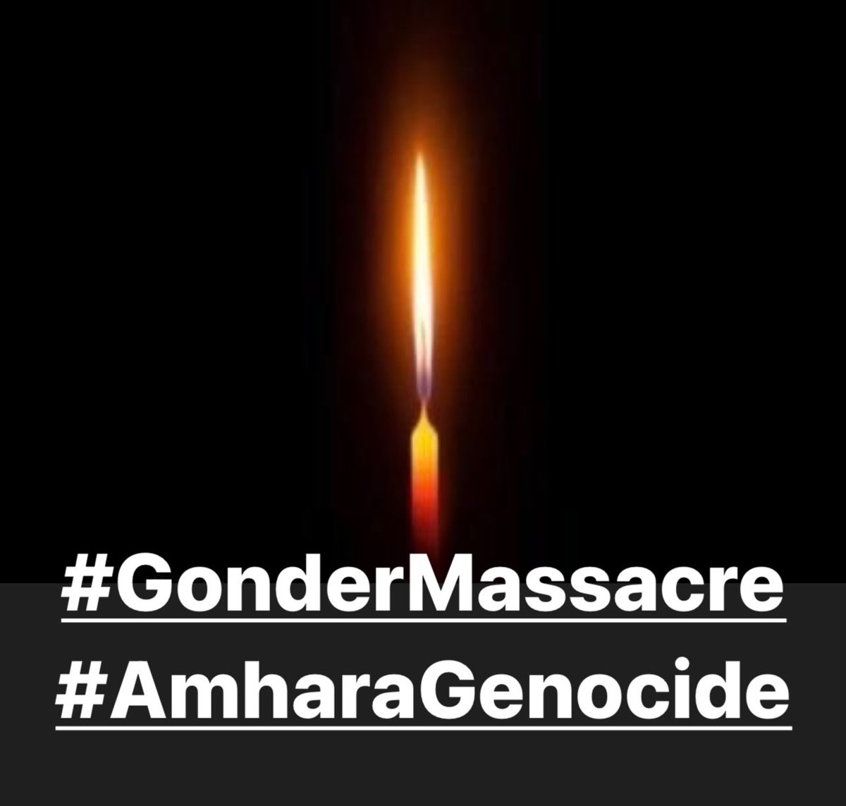 Heart breaking reports are emerging on SM that states the fascist Abiy force has massacred over 250 civilians in Gonder & its surrounding areas in the last 2 weeks. Victims are mainly men & the nature of the attack is similar to Merawi Massacre. #AmharaGenocide #WaronAmhara