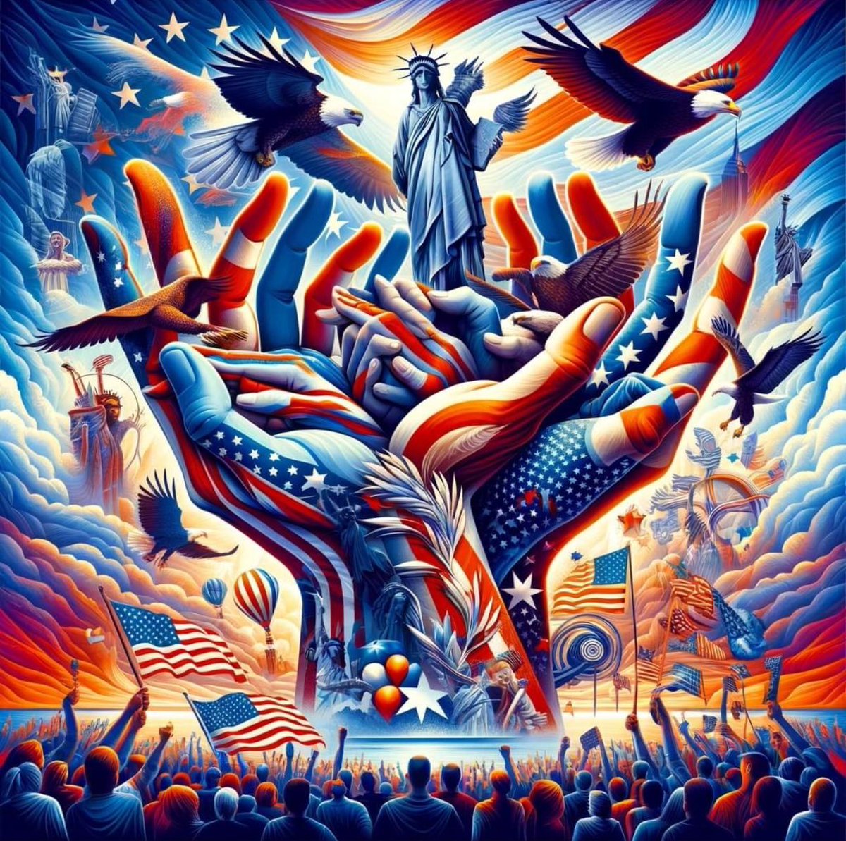 Good Morning Everyone! There’s a momentum brewing , a huge red wave of L🇺🇸I🇺🇸B🇺🇸E🇺🇸R🇺🇸T🇺🇸Y That can’t be stopped ! God Bless AMERICA & All Good People Like You! Have A Wonderful Day ❤️ 🔴⚪️🔵🔴⚪️🔵🔴⚪️🔵