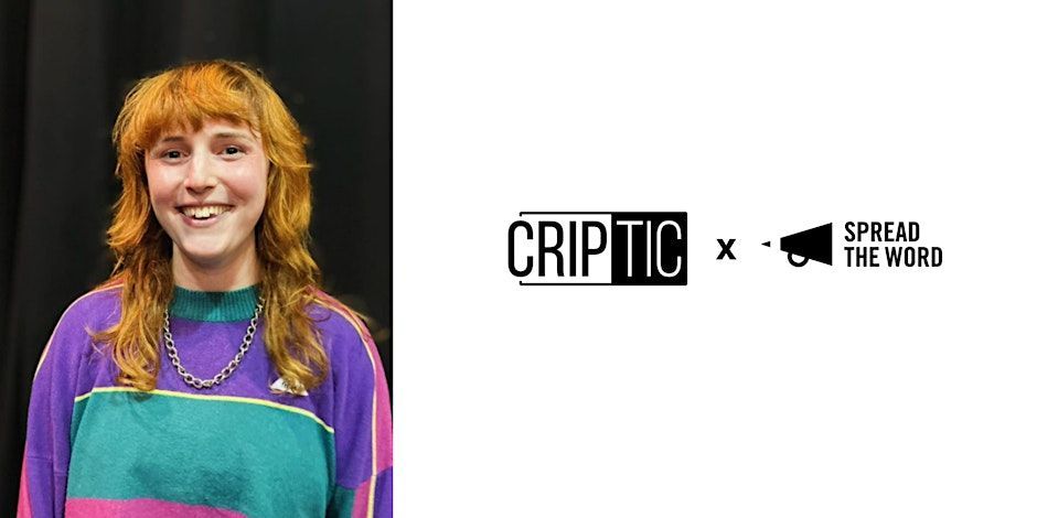 Next week! 📣 Embrace regionalism & divergence in our characters’ voices in our next @cripticarts x Spread the Word Salon for deaf & disabled writers on Mon 13 May. Led by @MarcellaRick this workshop is: ⭐ Online ⭐ #BSL interpreted ⭐ FREE Book now ➡️ buff.ly/3TLe6pS