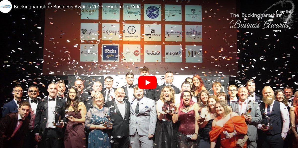 The #BucksBusinessAwards are currently open for applications, presenting a prime opportunity for businesses in the region to gain recognition for their hard work and innovation. How to apply > orlo.uk/cRCsu See the 2023 highlights video here > orlo.uk/213Ei