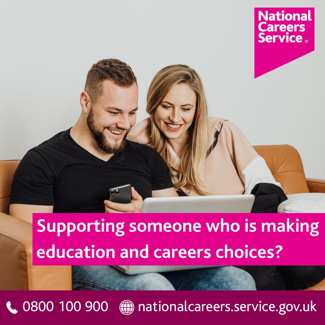 Supporting someone who is making education and careers choices? 

Our article on our website can help you! 

Visit nationalcareers.service.gov.uk/helping-young-…. 

#AskNationalCareers #Education #Career