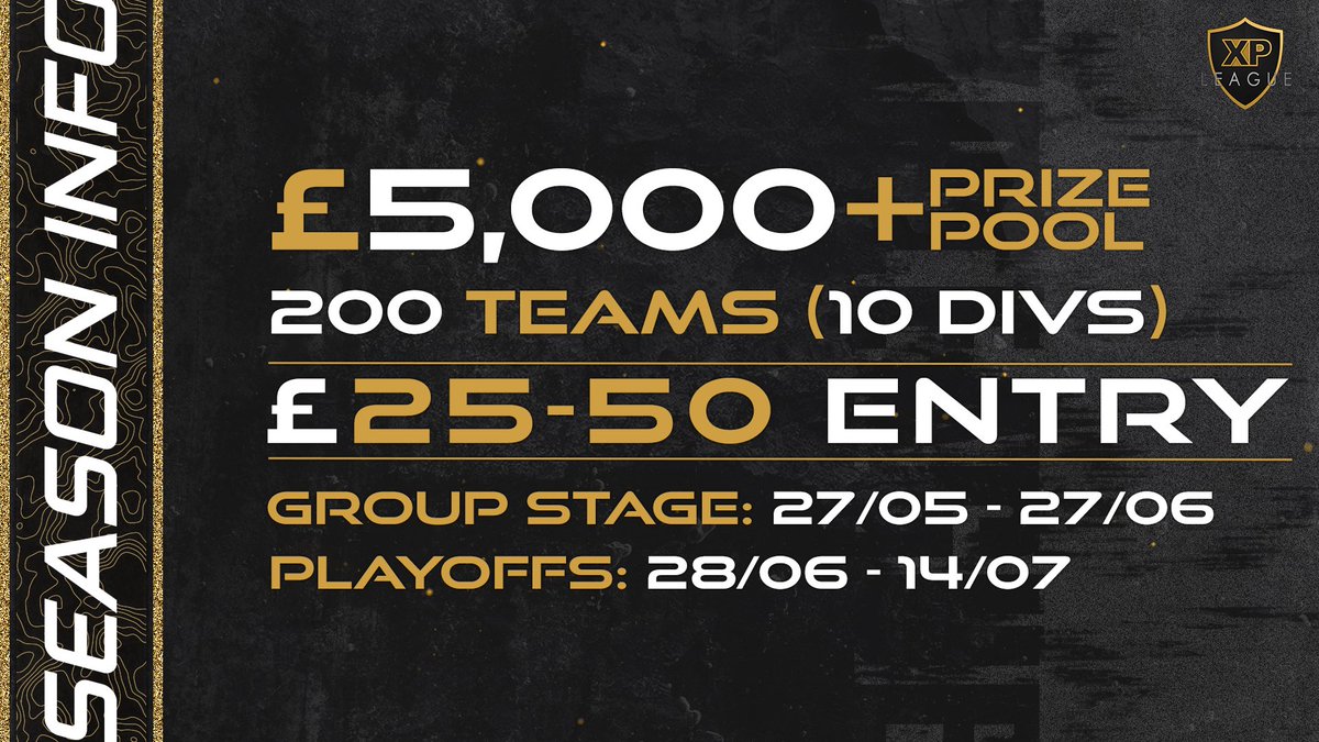 🚨 MW3 SEASON 3 INFORMATION 💷 £25 - £50 entry ⚔️ 10 Divisions ⏰ Group Stage: 27th May - 27th June 🏆 Play-offs: 28th June - 14th July Sign Up here: forms.gle/xHVpXfJMTC2SWD… ✅ Need more info? join our discord 👇 discord.gg/ceSyh6Dx