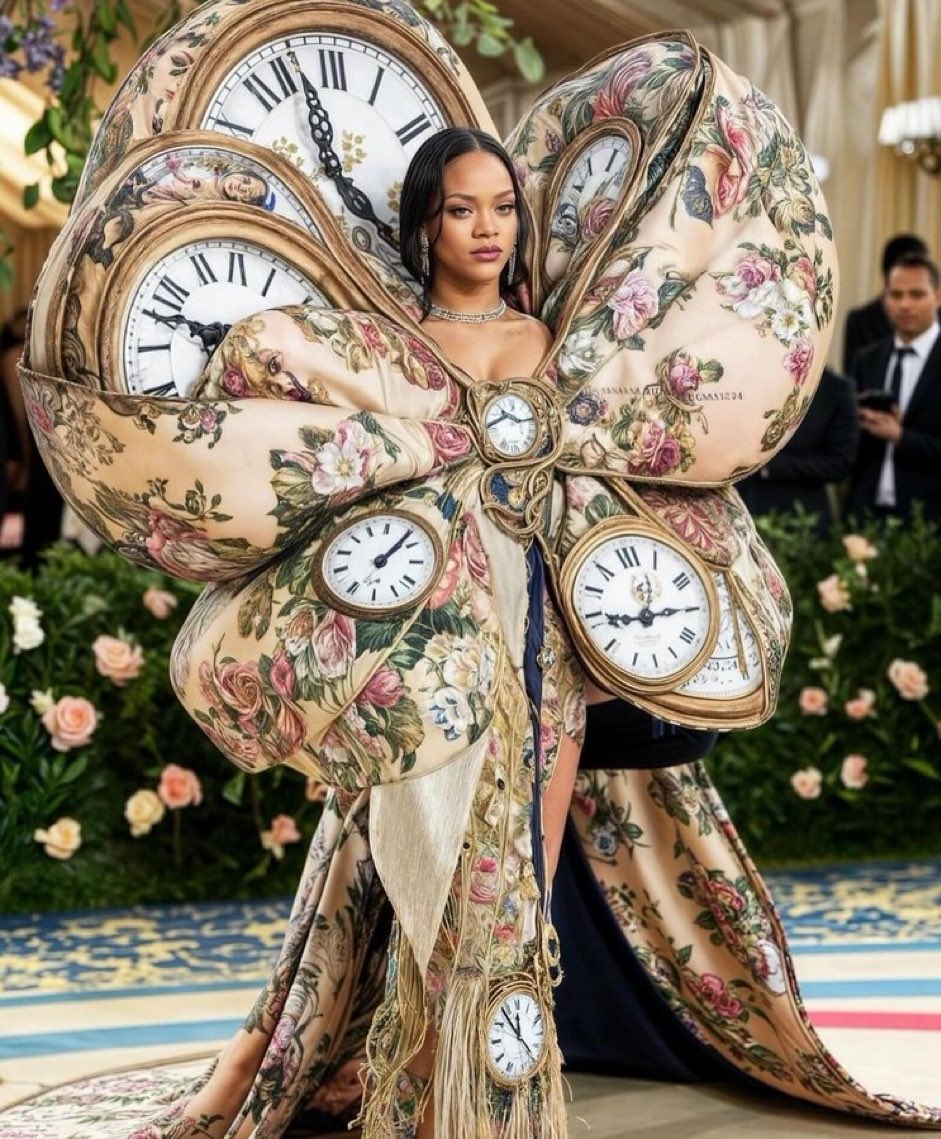 This is an exquisite piece of art. But is Rihanna attending Met Gala 2024? I wish Uorfi were there in her magical flying butterfly dress.