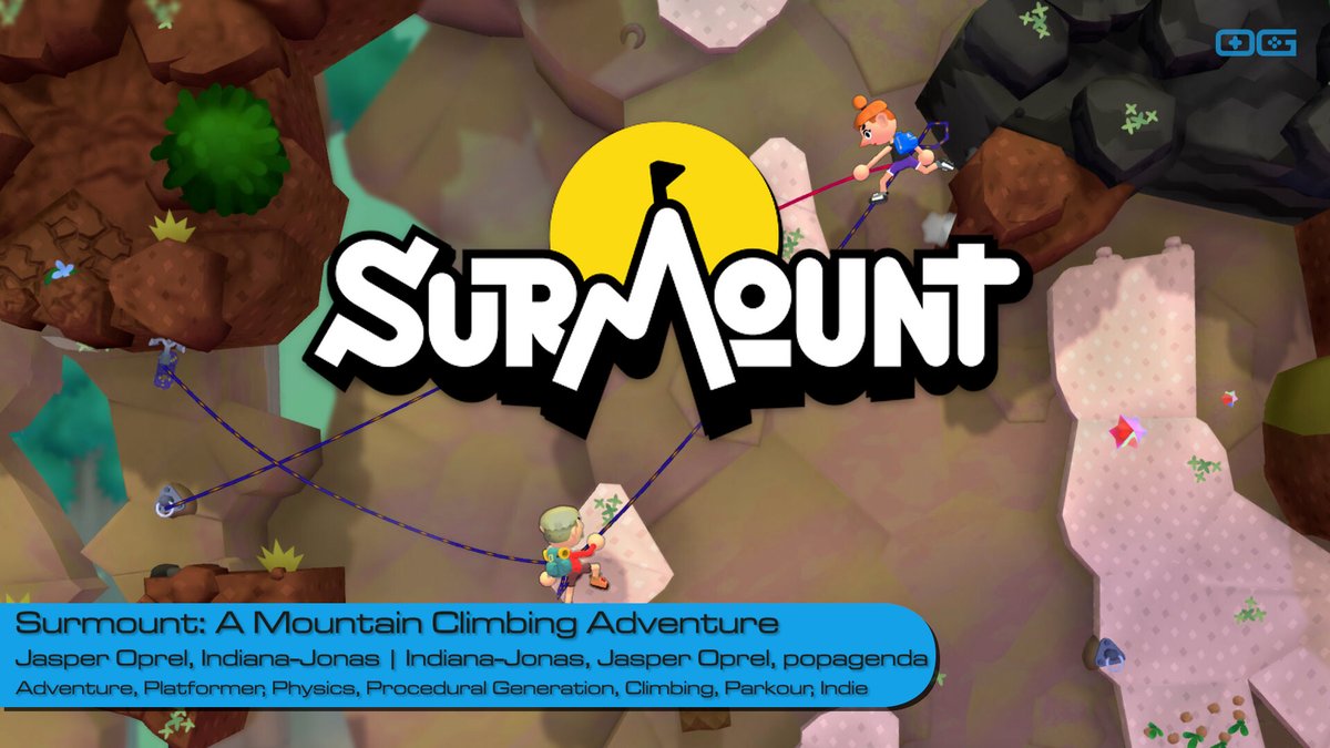 OG plays Surmount: A Mountain Climbing Adventure! youtube.com/watch?v=EkAGAj… Like & Sub! @SurmountGame @IndianaJ0nas @oprel @popagendaco #surmount #platformer #physics #procedural #climbing #parkour #IndieGameTrends #IndieWatch #IndieGame #IndieGames #Gameplay #letsplay #gaming