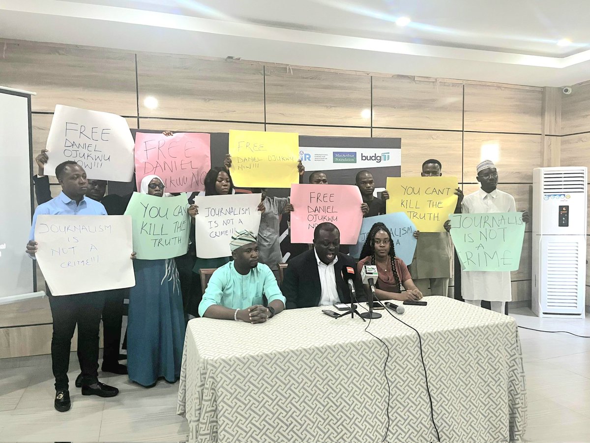 Part of the job of a journalist is to write and demand clarification and keep the public informed. This should not be a crime. 

We call on the <a href="/PoliceNG/">Nigeria Police Force</a> to unconditionally release Daniel Ojukwu.

#FreeDanielOjukwu