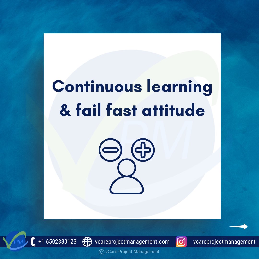 2. Continuous learning & fail fast attitude

#DigitalLeader #Innovation #ChangeManagement