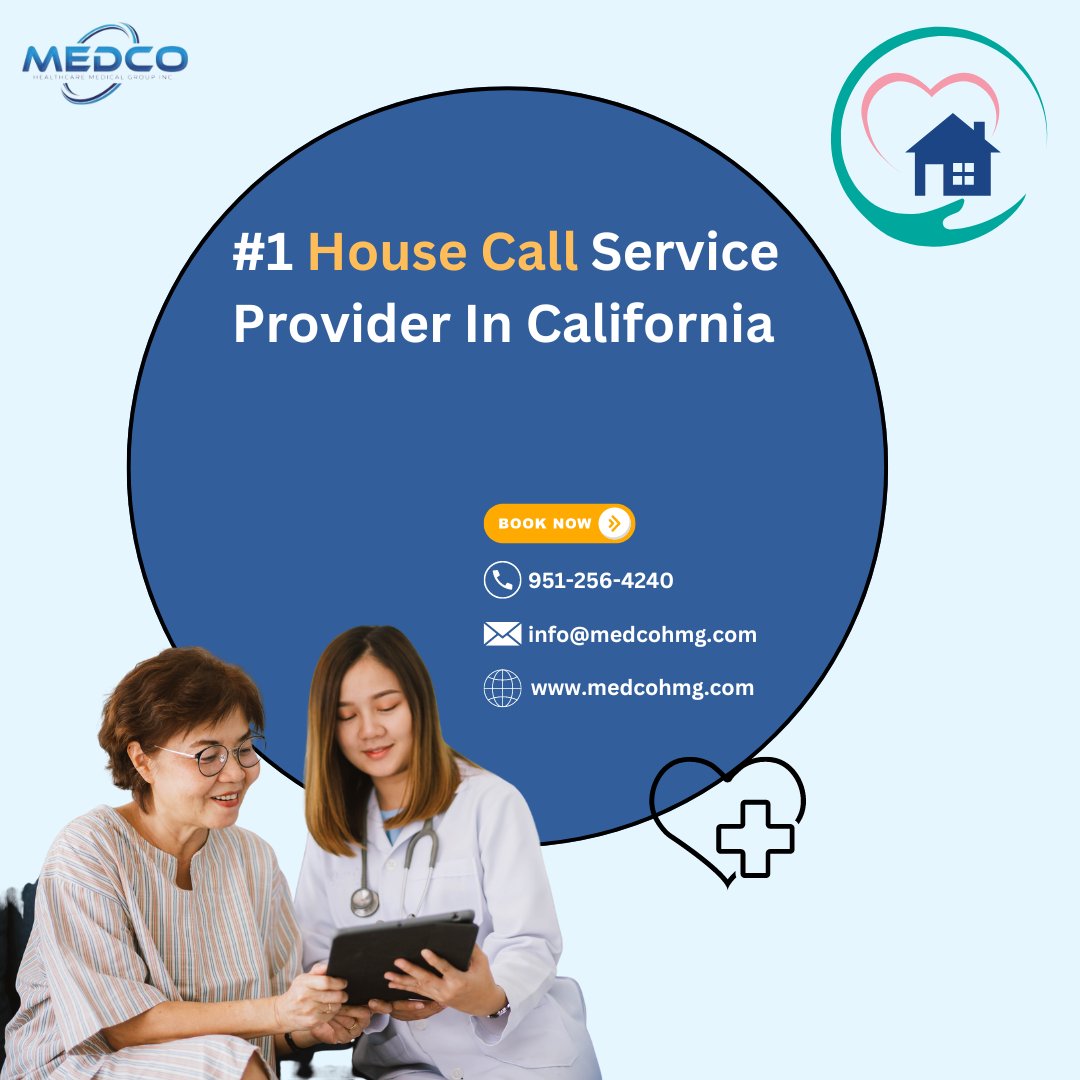 No need to step out for quality care anymore! 📷 Welcome to Medco Healthcare Medical Group, your dedicated housecall team.
#medcohealthcaremedicalgroup
#housecall
#housecallservices