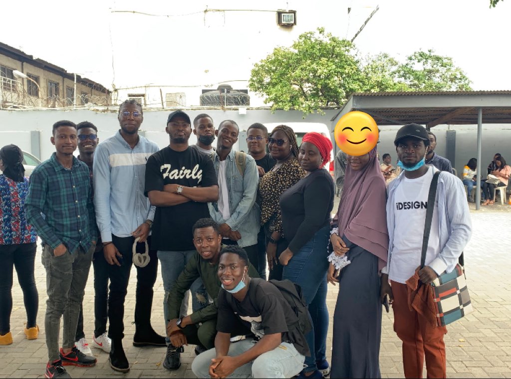 2 years today throwback to me & my Fam first @untitledsgnrs UDC We have grown in so many ways.I am so proud of our journey💜Some are missing in this picture.but this definitely a defination of growth when i think of where we all are today @mayordesign @Aise_Idahor @Tiwa_Sulaiman