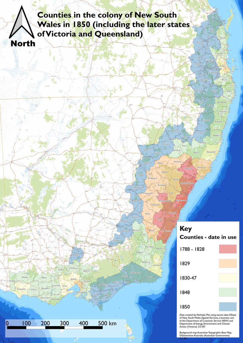 Nick Pitt (@pitt_nicholas) on Twitter photo My first dataset archived! 'Counties in the colony of New South Wales in 1850 (including the later states of Victoria and Queensland)' - perhaps a niche interest, but something that I would have found very useful in 2021... hdl.handle.net/1959.4/102064 Thanks <a href="/UNSWLibrary/">UNSW Library</a>! My first dataset archived! 'Counties in the colony of New South Wales in 1850 (including the later states of Victoria and Queensland)' - perhaps a niche interest, but something that I would have found very useful in 2021... hdl.handle.net/1959.4/102064 Thanks <a href="/UNSWLibrary/">UNSW Library</a>!