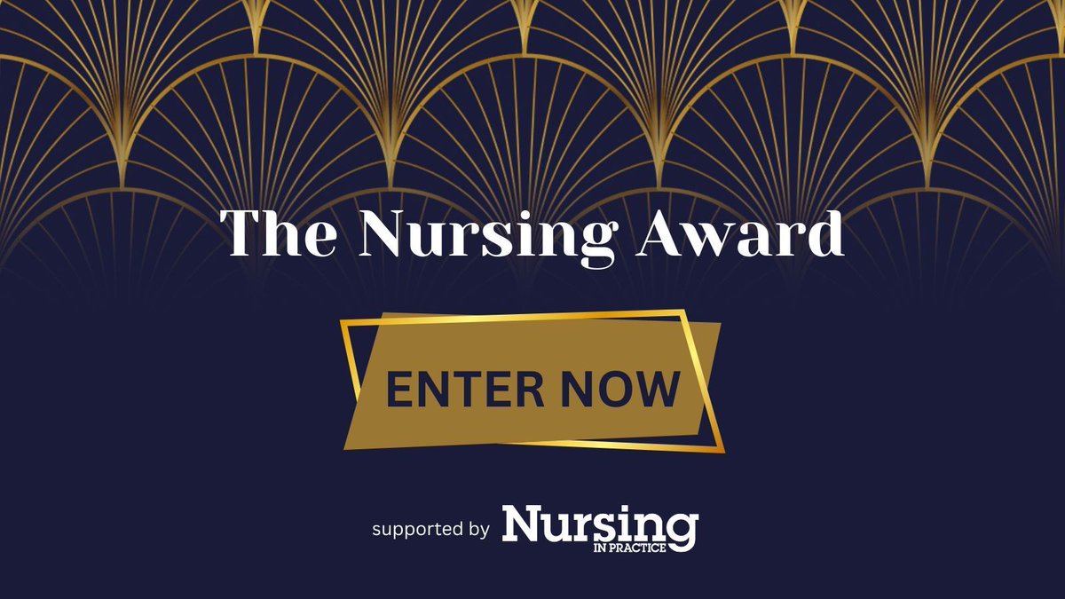 We're delighted to support the @gp_awards and their Nursing Award. The award is looking for practice nurses, community nurses, district nurses, health visitors, & nursing teams making outstanding contributions to patient care Download the entry form >> buff.ly/4bf7WFL