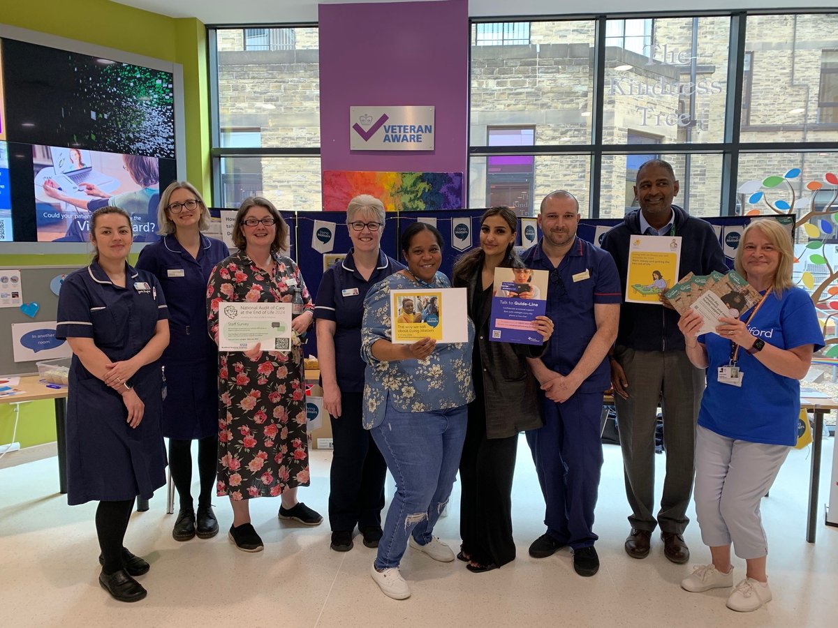 Bradford Teaching Hospitals NHS FT (@bthft) on Twitter photo It's #DyingMattersAwarenessWeek  Please pop along to the main concourse at BRI to meet our #PalliativeCare team & partners because we know the way we talk about death & dying matters to you & your loved ones. It's #DyingMattersAwarenessWeek  Please pop along to the main concourse at BRI to meet our #PalliativeCare team & partners because we know the way we talk about death & dying matters to you & your loved ones.