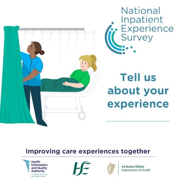 Did you know the National Inpatient Experience Survey is underway? This survey is part of @careexperience, a partnership of @HIQA, HSE and @roinnslainte. If you have spent 24 hours or more in hospital during May, you may be eligible to take part. To find out more about the…