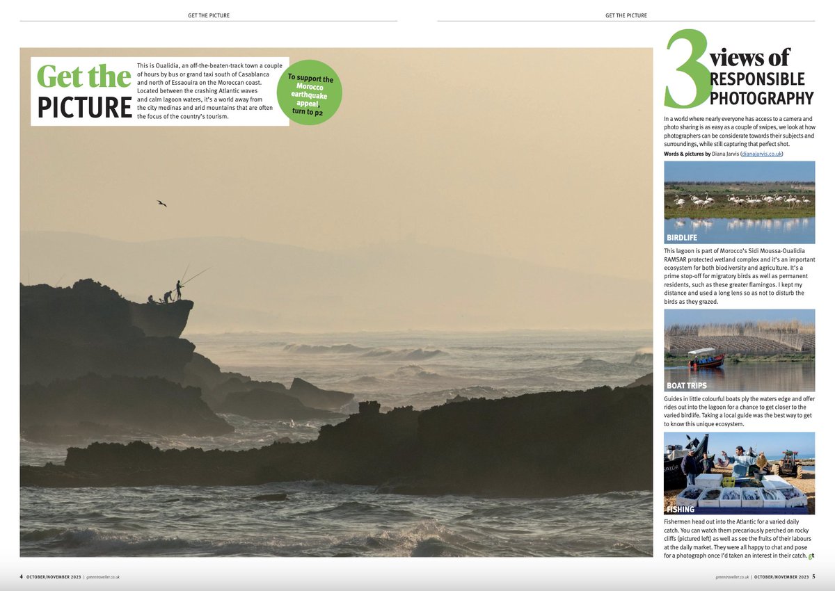 Diana (@diana_jarvis) on Twitter photo Really chuffed to have a regular 'Responsible Photography' column in <a href="/greentraveller/">Green Traveller Media</a> Magazine. The mag is full of well-researched articles and ideas for sustainably minded travellers. Check it out here: greentraveller.co.uk/green-travelle⦠Really chuffed to have a regular 'Responsible Photography' column in <a href="/greentraveller/">Green Traveller Media</a> Magazine. The mag is full of well-researched articles and ideas for sustainably minded travellers. Check it out here: greentraveller.co.uk/green-travelleā¦