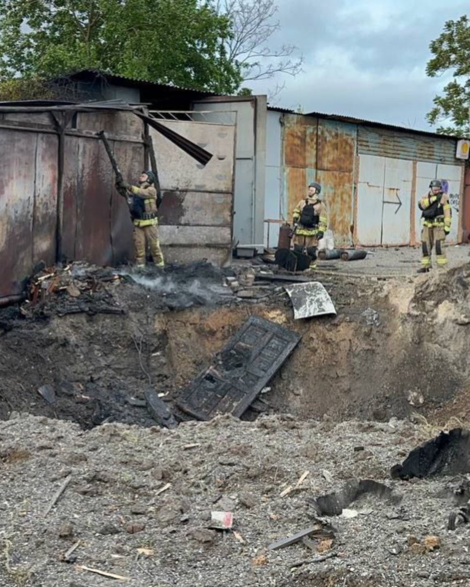 ⚡️ Tonight, Russia attacked several regions of Ukraine with 55 missiles and 21 drones, targeting the Ukrainian energy infrastructure. Photos: State Emergency Service of Ukraine