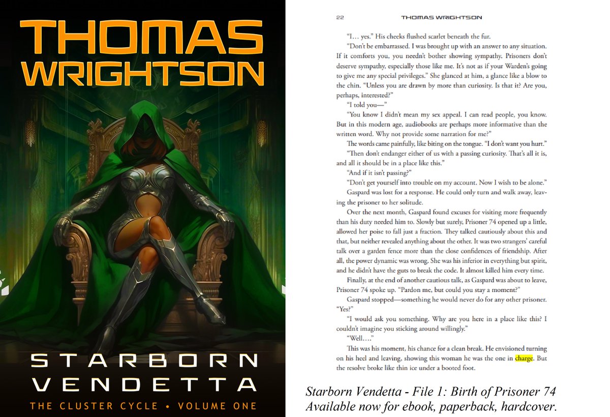 It's Book Quote Wednesday and the word is CHARGE. Prison guard Gaspard Atarex has a strange conversation with his new charge, Prisoner 74... #bookqw #scifi #sample