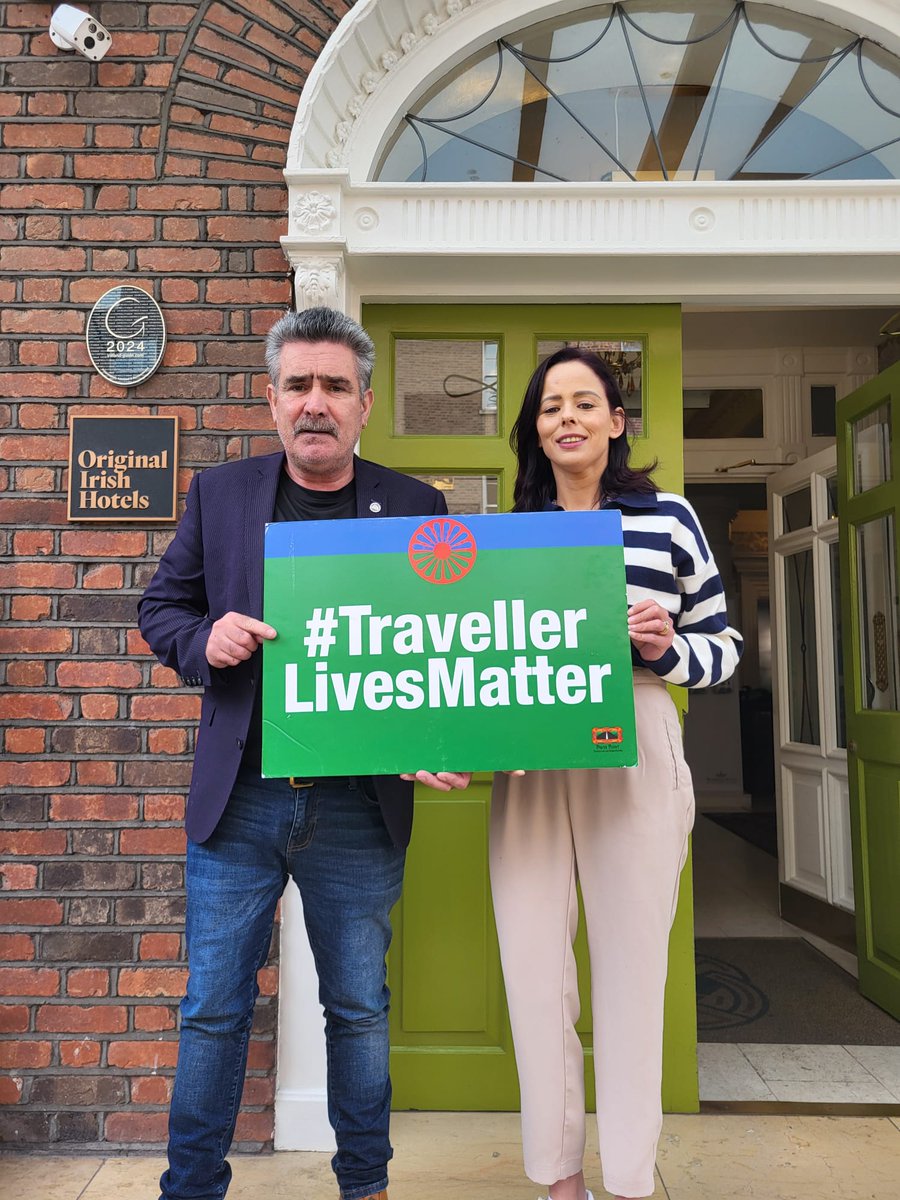 Martin Collins, Co-Director, Pavee Point and Senator @Love1solidarity at the press briefing on the hate crime statistics today. #LoveNotHate #HateHurtsUsAll