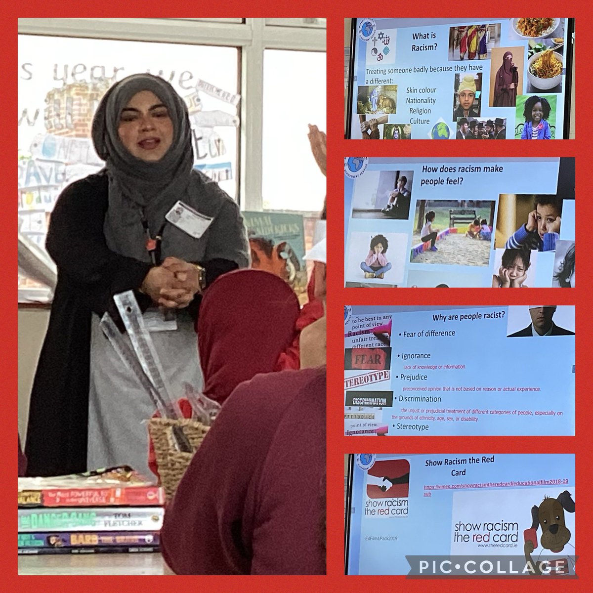 Year 5 really enjoyed listening to Sheema this morning and learning about how it is important to be antiracist and what we can do to make a difference in the world 🌍