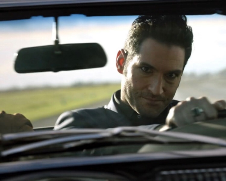 Daughter officially dropped off to work no to get my boys up for school #TomEllis #Lucifer