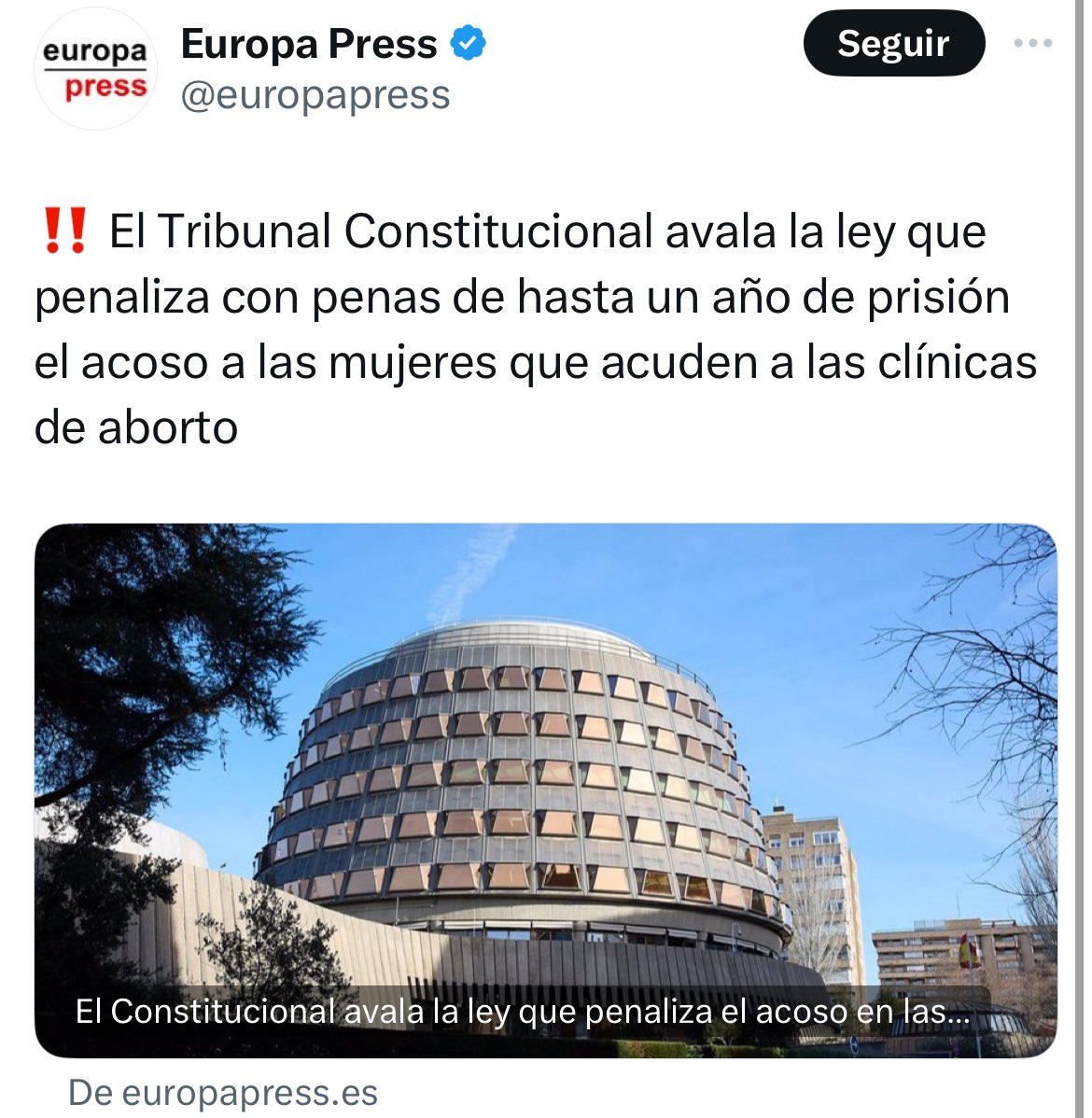 El aborto es un vil asesinato y ningún tribunal, ni político, tienen poder para cambiar la realidad. ¡Toda la vida ha valido el doble la oración si vas a la cárcel por rezar! #NosVemosEnLaCárcel