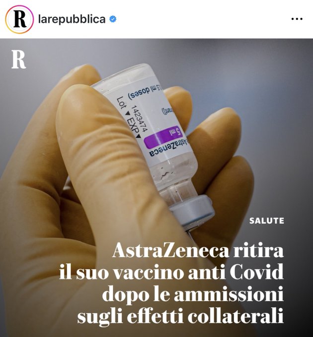 Gli articoli clickbait di casa nostra vanno bene se sono pro sistema se invece non lo sono &hellip;. https://t<a href="/tag/astrazeneca"class="tags"><span>#astrazeneca</span></a>
