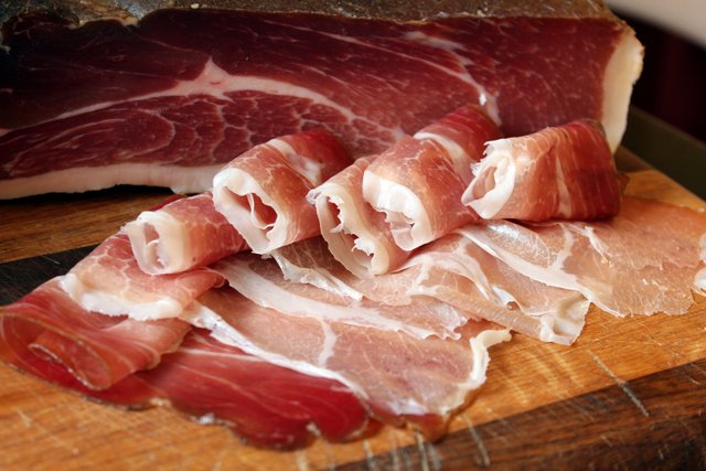Prosciutto Inspection

Fun Fact: A horse bone is used to test the hams because it absorbs and releases scents quickly, which helps the inspector tell if there's any spoilage, but lets him use it again for the next ham.