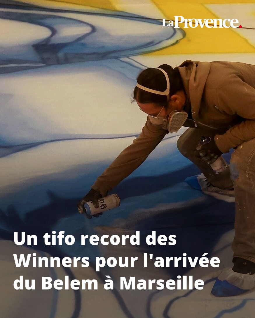 "2 fois plus grand qu’un virage du Vél"... Un tifo record des Winners pour l'arrivée du Belem à Marseille

👉 l.laprovence.com/bW06

#OM #TeamOM