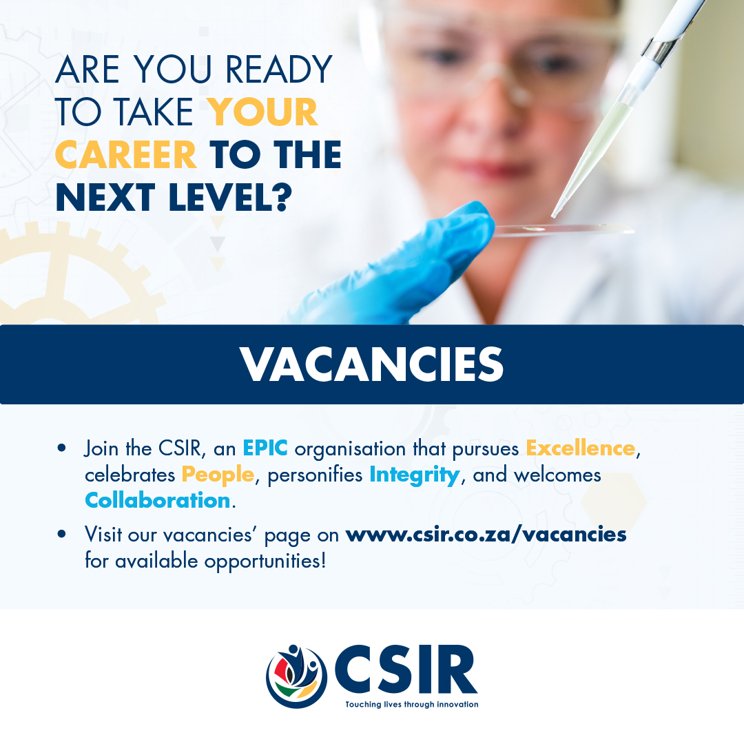 #TeamCSIR vacancy: Group Manager: Finance Closing date for applications: 10 May 2024 candidate.csir.co.za/psc/hr/EMPLOYE…