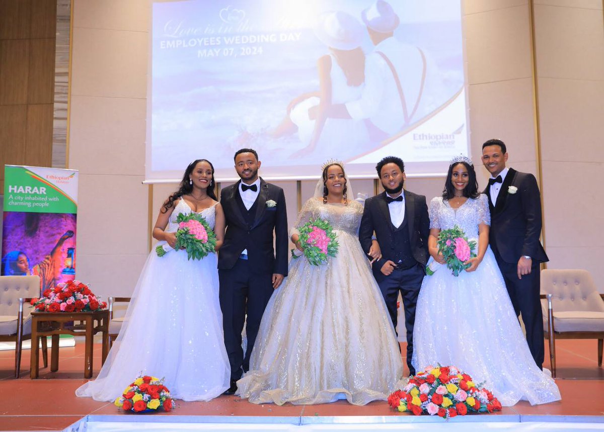 Ethiopian turns on the celebration mode with a special event hosting three of its employees' weddings with luxurious three-night Zanzibar honeymoon package. Stay tuned for updates and follow #WeddingatEthiopian #ETHolidays #BlueberryTravel #SkylightHotel for more exciting details