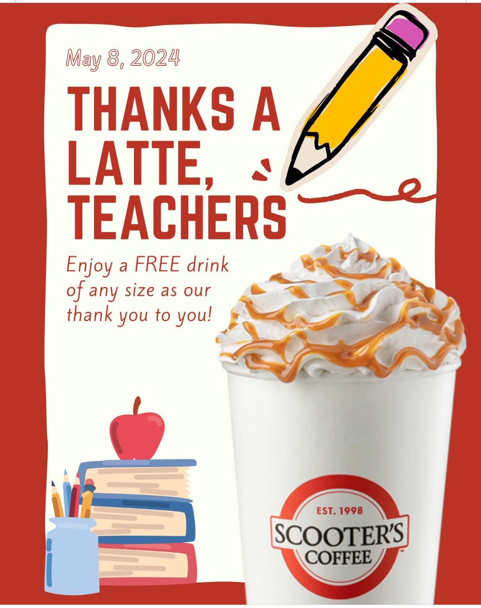 #REAL_Joy as #TAW2024 continues for all staff. THANKFUL for businesses like @scooterscoffee who are supporting education this week! 

#MonarchProud #OPSProud 💪🏾

☕️☕️☕️☕️☕️☕️☕️☕️☕️☕️☕️☕️