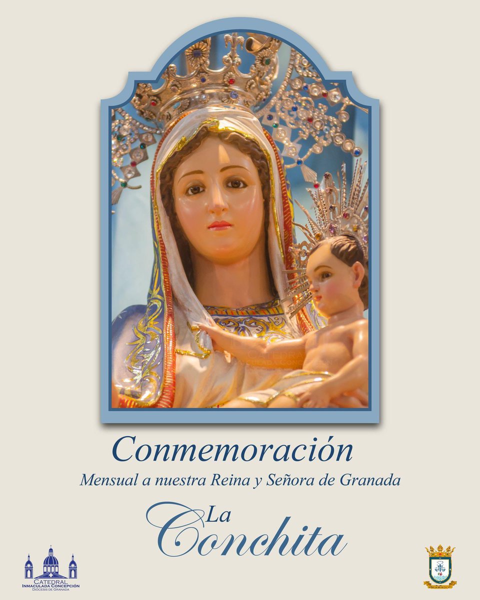 ⚜️8 DE MAYO⚜️

Conmemoración mensual a Nuestra Reina y Señora de Granada la Consagrada Imagen de la Inmaculada Concepción de María. ¿Quién causa tanta alegría?

#CatedralDiocGranada #ConchitaDiocGranada #ConmemoraciónConchitaGranada #CaminandoJuntosDiocGranada