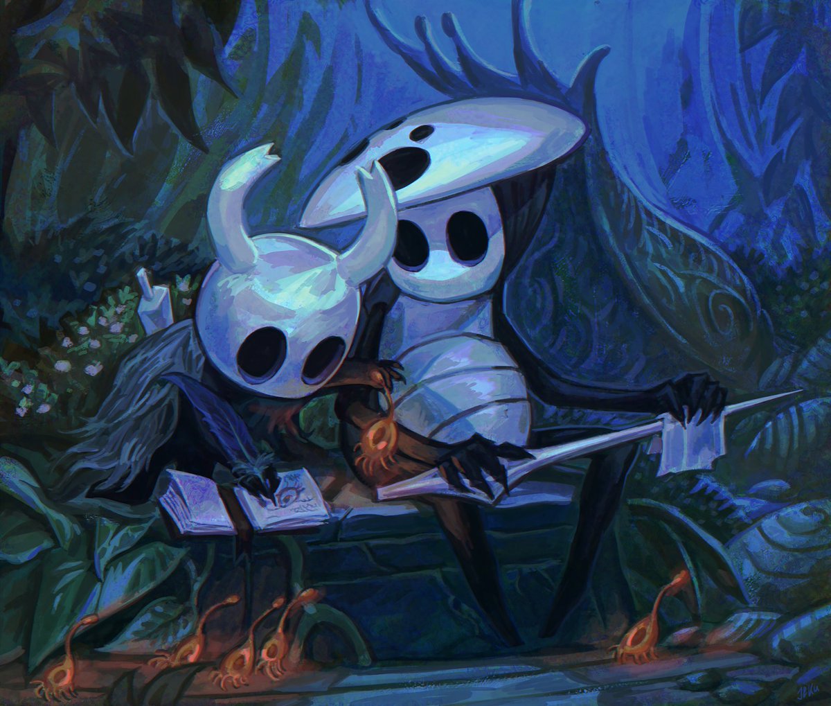 VideoArtGame's tweet image. Fan art | Hollow Knight

Artist: @jekutoda