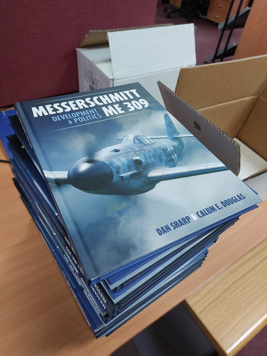 Today, as it happens....well, co-authored, and as its about the aeroplane itself and not an engine 'book' the majority of the content is Dan`s. But there is some new stuff in there about the DB 603 in particular. Loads of people were saying there was no point in an Me 309 book…