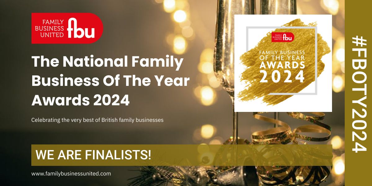 Just over a month to go until the Family Business of the Year awards! 🏆 We're thrilled to be finalists in the #FBOTY2024 North West category & can't wait to connect with other oustanding businesses at the ceremony! See you there!🤩 #Finalists #FamilyBusiness @FamilyBizPaul