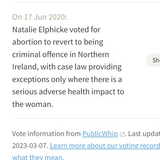 In 2020, Natalie Elphicke voted to make abortion a *criminal offence* in Northern Ireland. Keir Starmer has now welcomed her into Labour.