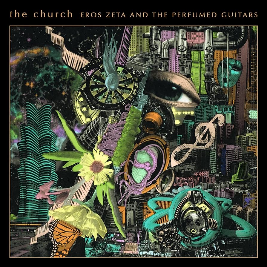 Review | @thechurchband - Eros Zeta and the Perfumed Guitars by Elizabeth Klisiewicz. 'The band traffics in drawn out psychedelic, sonic dreams.' echoesanddust.com/2024/05/the-ch…