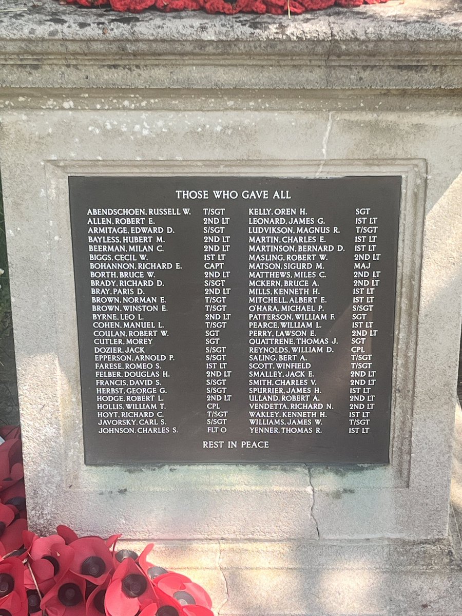 When one of your delivery points is an actual airfield used by U.S. troops during World War Two. 
🫡 
#postie 
#postielife 
#warmemorial 
#WWII