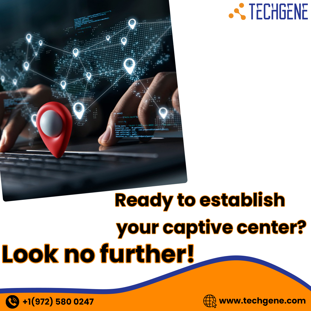🌟 Ready to launch your captive center? Let Techgene lead the way! 🌟 We offer complete setup support, tailored to your industry needs. Take control of your operations with our expert guidance. Know More: techgene.com #Techgene #CaptiveCenters #BusinessExpansion
